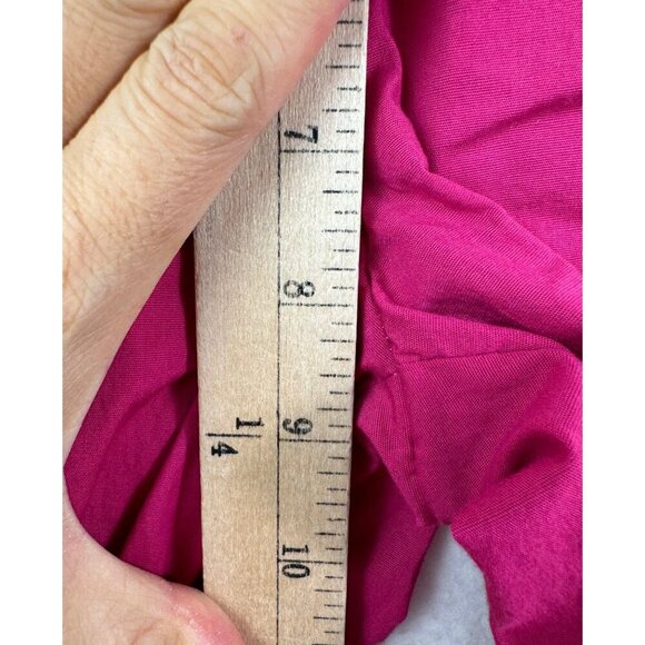 VTG Rampage USA Hot pink Wide leg low rise Cropped Pants Y2K sz S - Picture 5 of 8